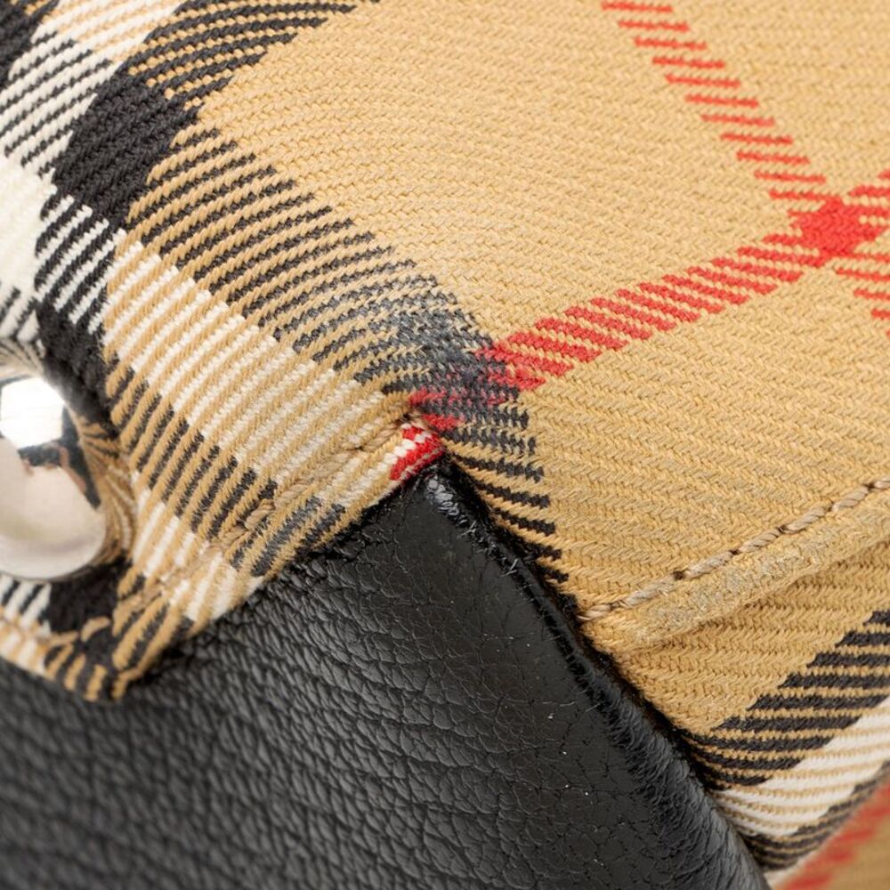 Burberry Vintage Check Banner Medium Tote - Picture 15 of 16